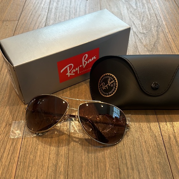 Ray Ban RB3293 Brown Gradient Dark Brown Aviator sunglasses